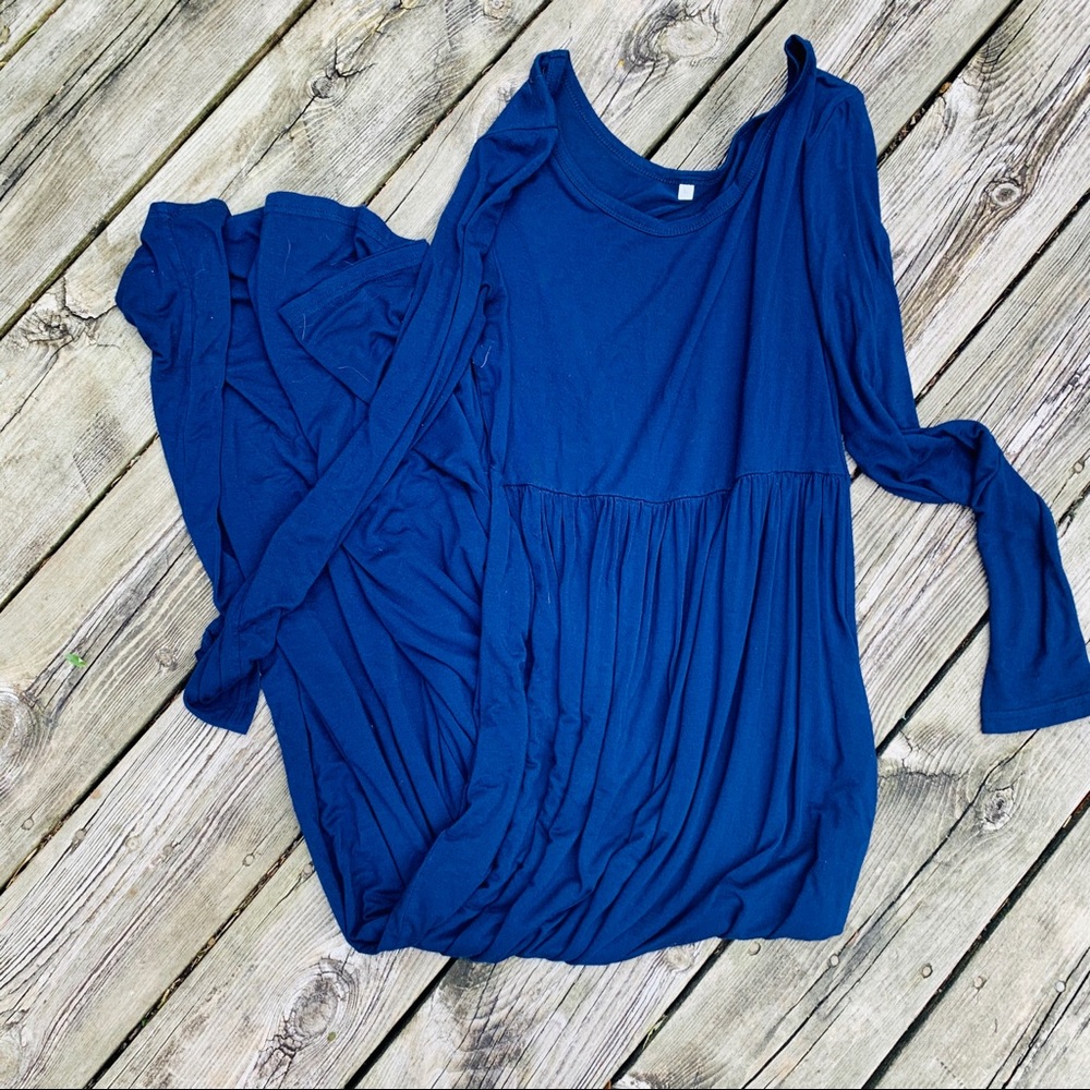 Navy Blue Maxi Dress